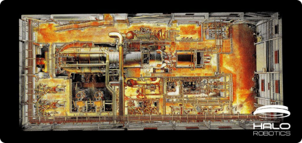 Industrial Plant, 산업공정 분야에서의 hovermap 3d스캐너 활용 이미지